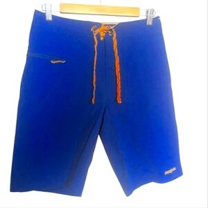 PATAGONIA Stretch Wavefarer Board Shorts Royal Blue Size 30
